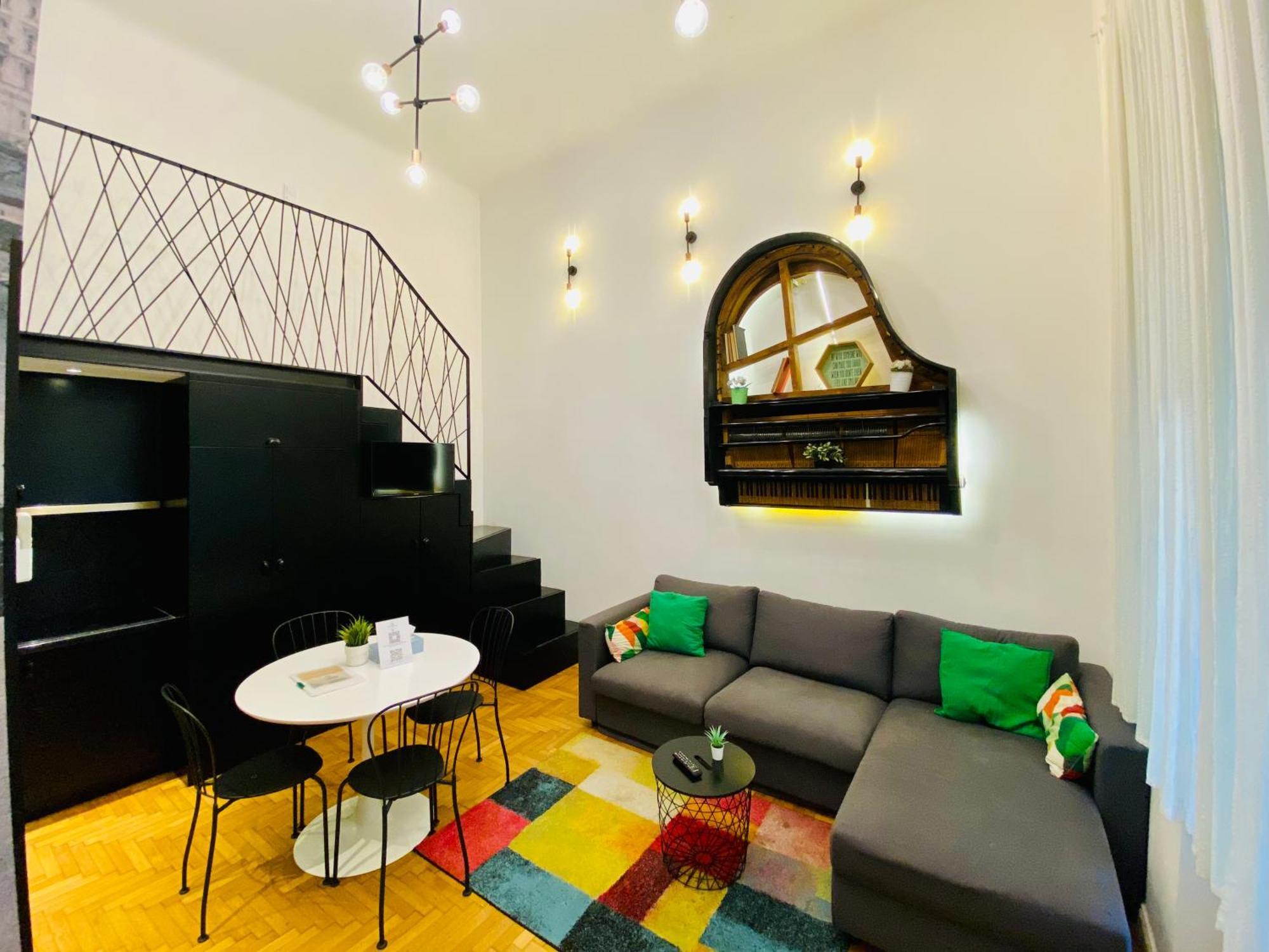 Lejlighed Cozy Downtown 2br Ground Fl - Piano Budapest